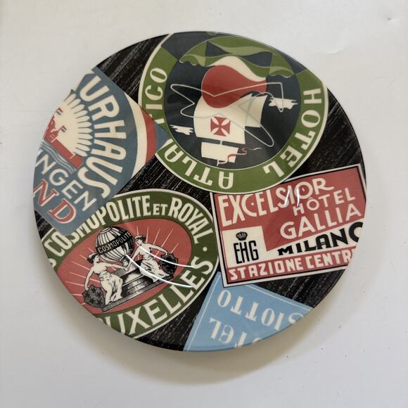 Set of 4 Royal Stafford ENGLAND Salad Plates Hotel De L'Europe Earthenware MCM - Picture 2 of 8